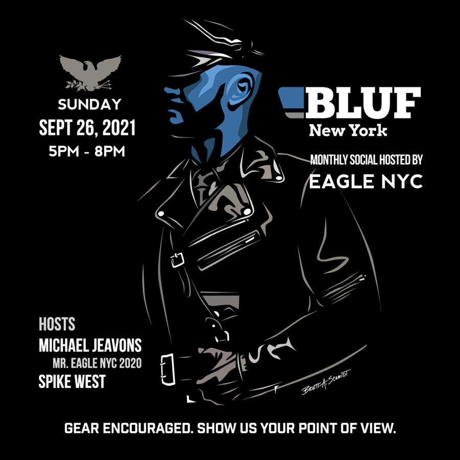 BLUF New York Illustrated &amp; Designed for Eagle NYC Brett A. Schmidt 2021